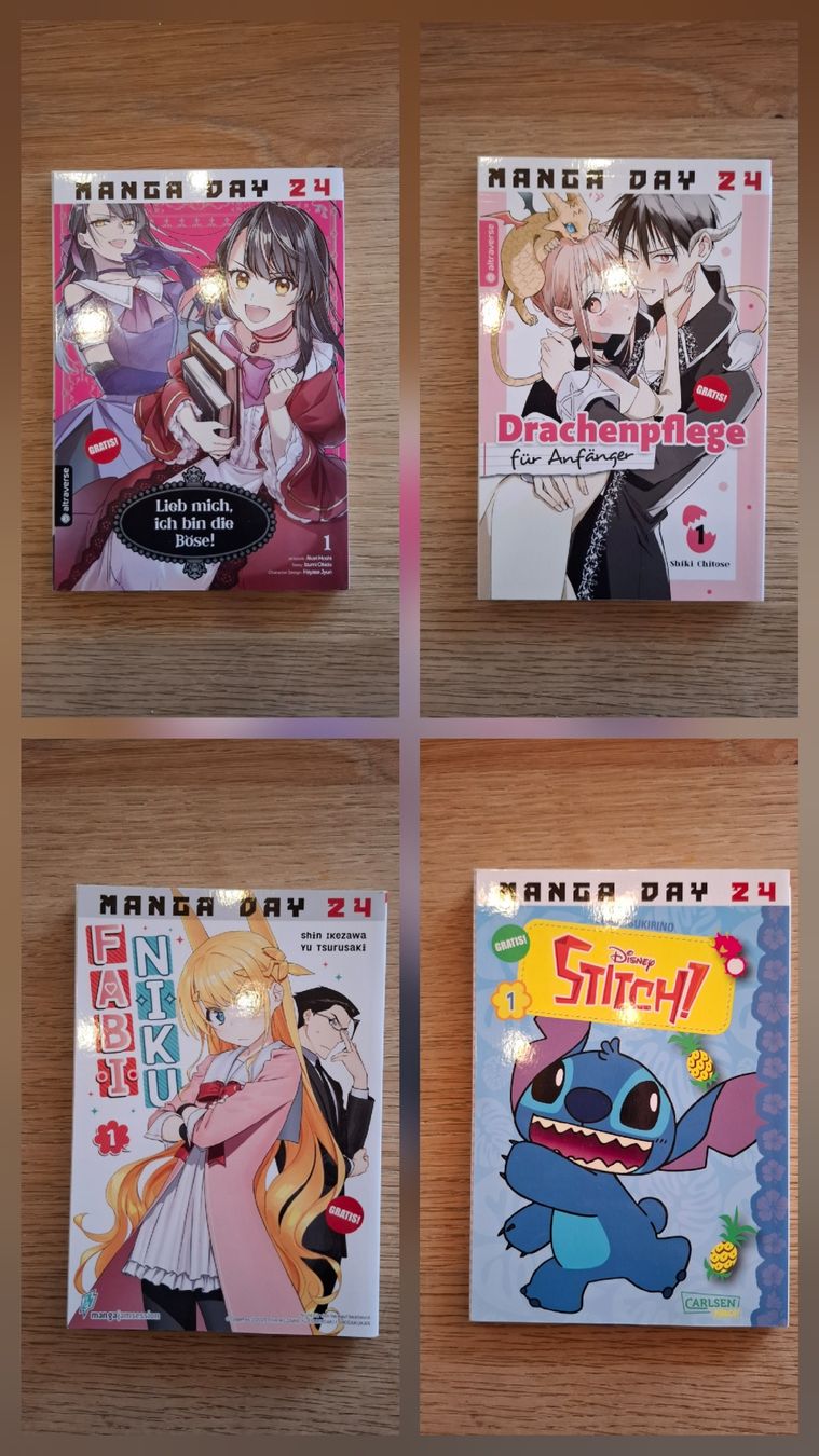 Comics: 4 Stk. Manga-Leseproben – Gebraucht aus Urtenen-Schönbühl von nerdgirl
