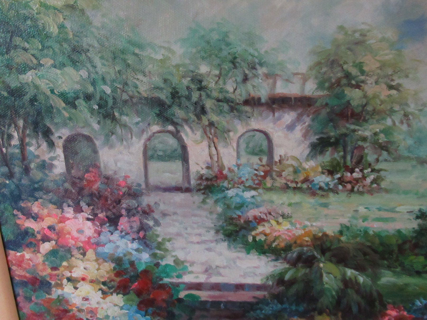 Dipinti: Vintage Ölmalerei Camden – Usato da Trimbach venduto da donlyn 2