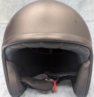 Motorradhelm matt Schwarz Grösse XL IXS