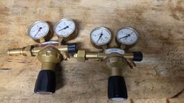 PanGas Druckminderer Set Acetylen und Sauerstoff 2 Stück