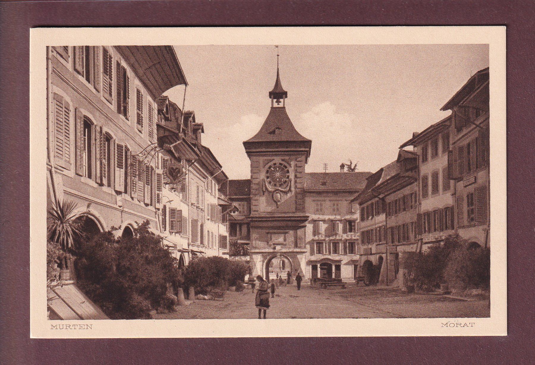 Cartoline postali: MORAT / MURTEN – Usato da Pully venduto da nicecards