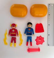2x Playmobil DC 9,5 Kinder Maxi Ü-Ei Flash & Superman