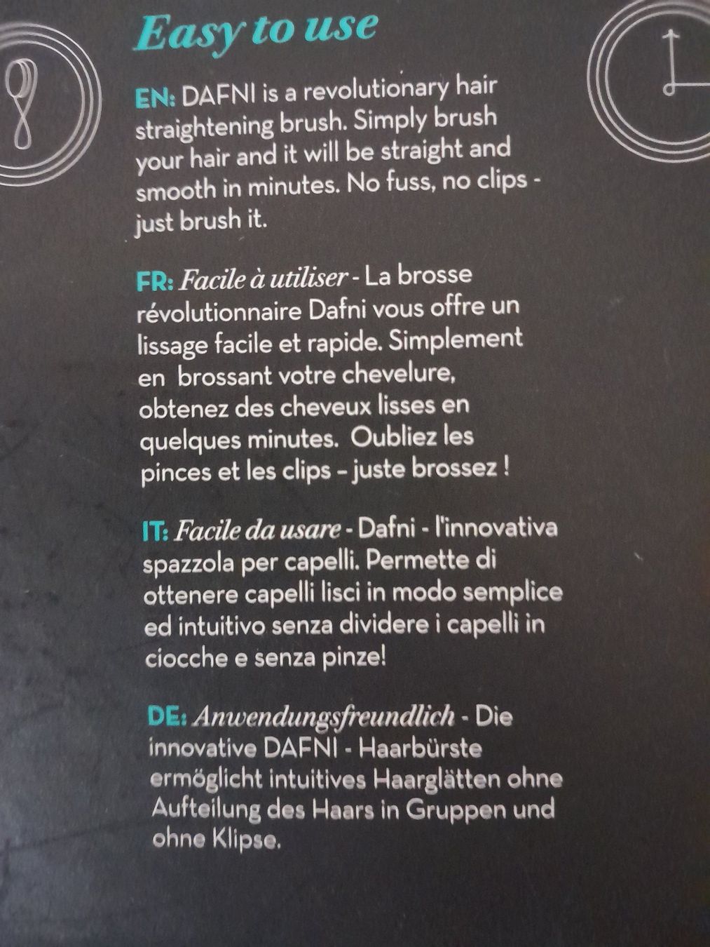 Altro per la cura dei capelli: Dafni Glättbürste – Usato da Zürich venduto da Sustainability 3