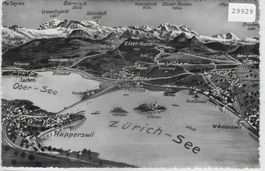Panorama Zürichsee, Rapperswil, Lachen