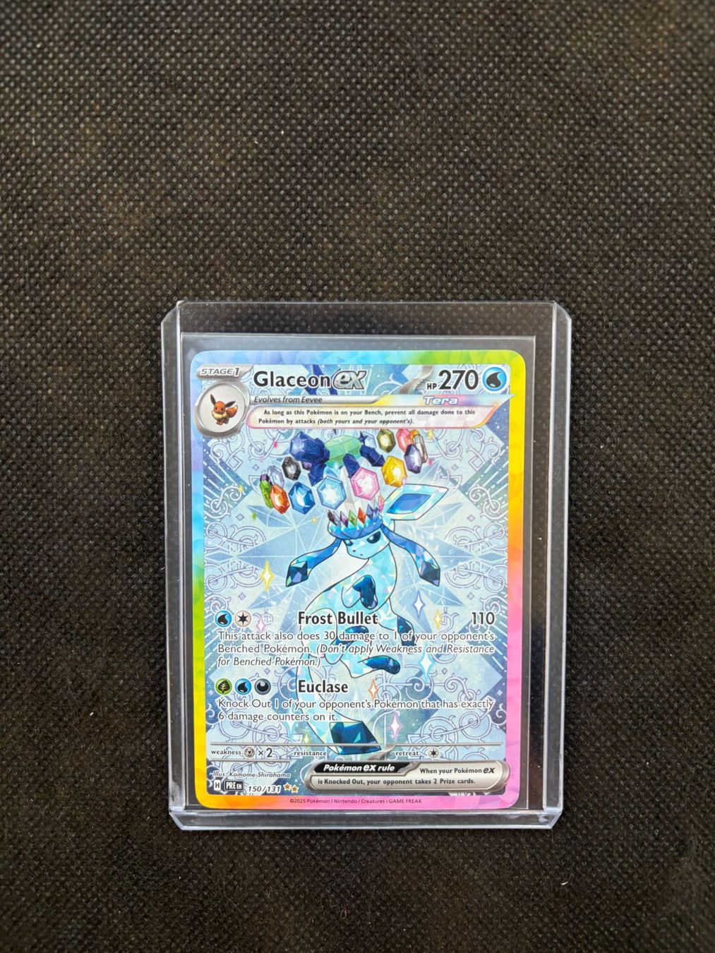 Pokémon Carte collezionabili: Glaceon EX 150/131 | Prismatic Evolutions | EN – Nuovo (secondo la descrizione) da Küsnacht ZH venduto da Martyn2932