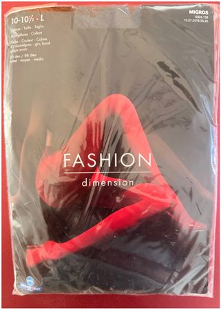 Fashion - dimension Strumpfhose - Grösse L - Dunkelgrau