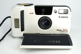 Kompaktkamera Canon Prima Sol Panorama Date weiss