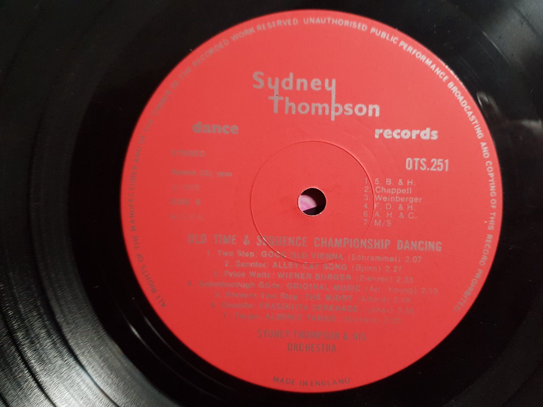 Schallplatten: LP Sydney Thompson Orchestra1975  - OTS 251 – Gebraucht aus Walterswil BE von Lonitti 5