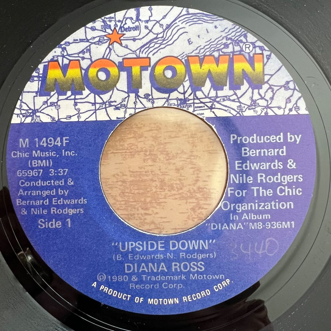 Vinyles: Diana Ross - Upside Down / 1. US-Press. 1980 - TOP – D'occasion à Gais par soundcave57