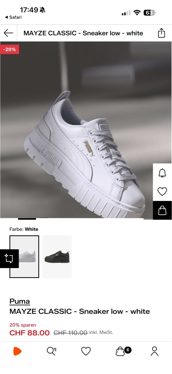 Puma Scarpe da donna: Puma Mayze Grösse 39 – Usato da Neuenhof venduto da ema_yl96