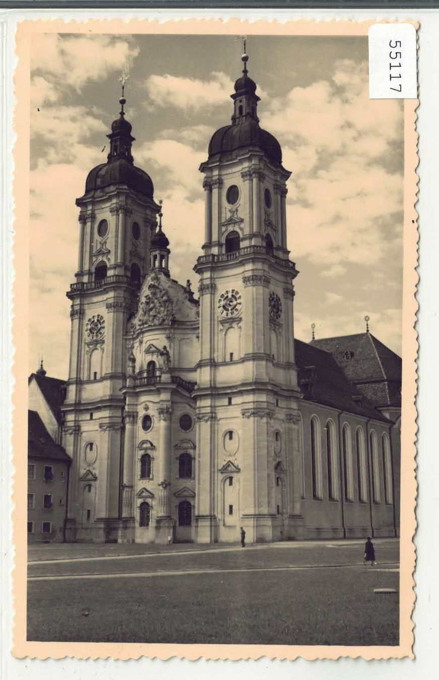 Ansichtskarten: St. Gallen - Klosterkirche – Gebraucht aus Ettingen von Kartenplanet