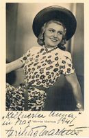Winnie Markus 1921-2002 Autogramm Vintage Foto 9x14cm
