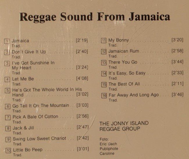 CD: Reggae Sound From Jamaica – Usato da Luzern venduto da CONTENTI 2