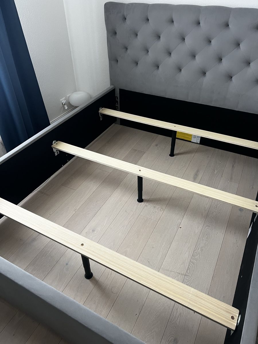 Letti: Boxspringbett grau – Usato da Zürich venduto da shoppingqueen123 6