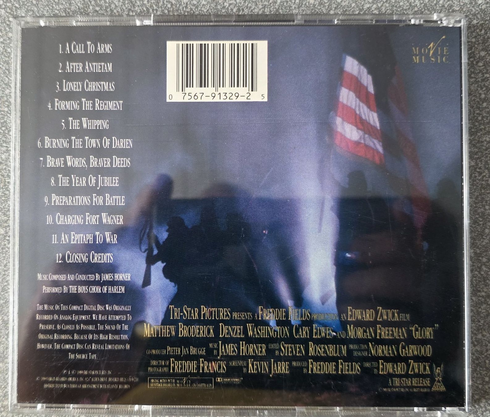 CDs: Glory - Original Motion Picture Soundtrack CD – D'occasion à Oetwil am See par fineli2 1
