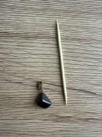 Kleiner eleganter Schmuckstein Anhänger ⚫️