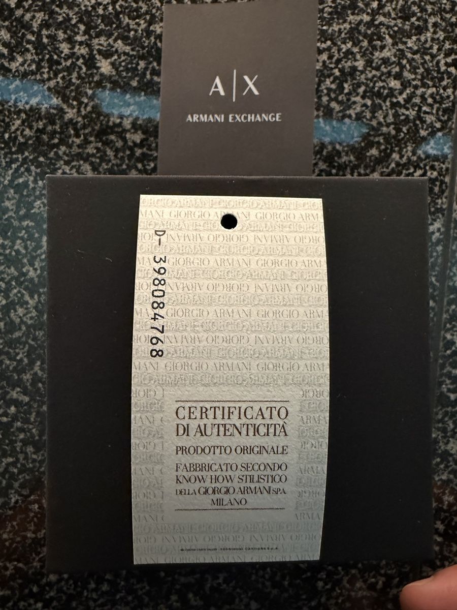 Armani Uhren: Armani Exchange Hampton Brown Leather Watch – Neu (gemäss Beschreibung) aus Sargans von mar_5m9d 2
