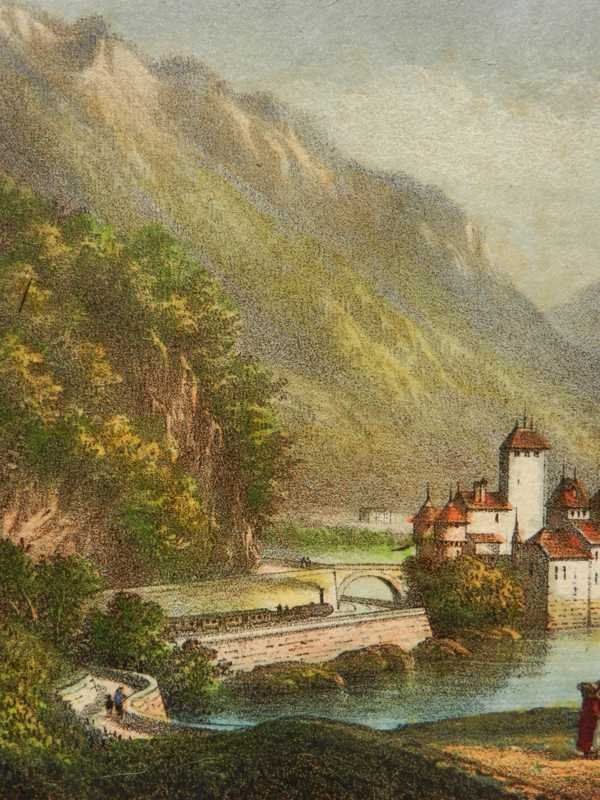 Incisioni: Chillon Lac Leman – Usato da Risch venduto da Rischli15 3