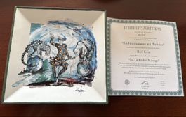 porzellanteller sammlung von rolf knie