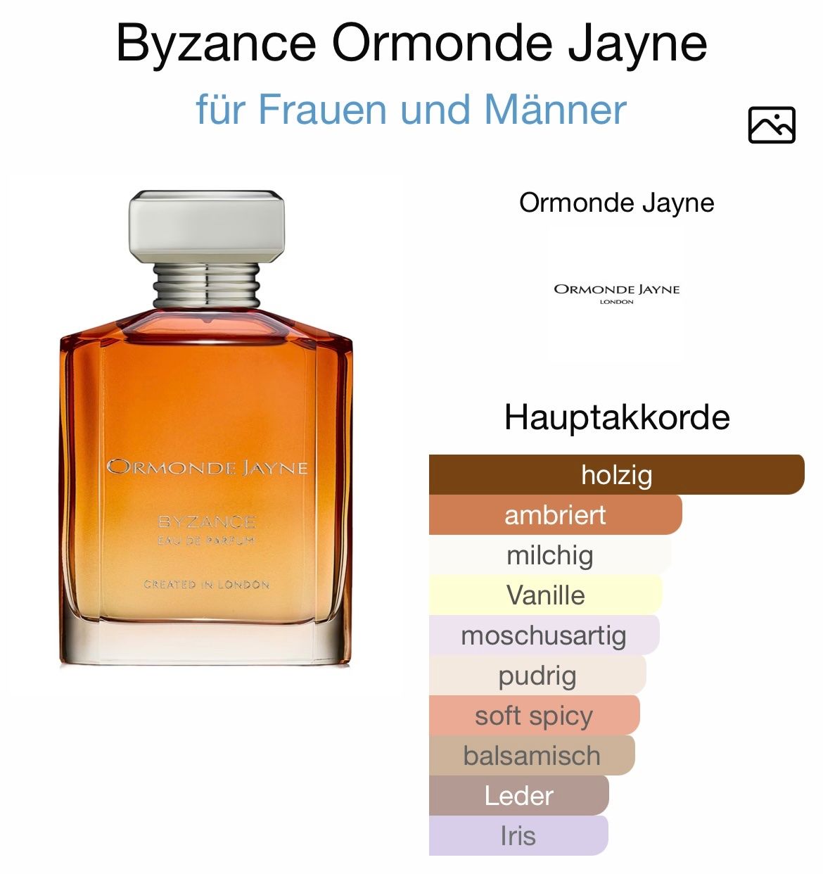 Profumi & Eau de Toilette: Byzance Ormonde Jayne 5 ml Abfüllung – Nuovo (secondo la descrizione) da St. Gallen venduto da lfs_nxl8 1