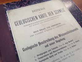 Geologischen Karte der Schweiz Weissensteintunnels 1908