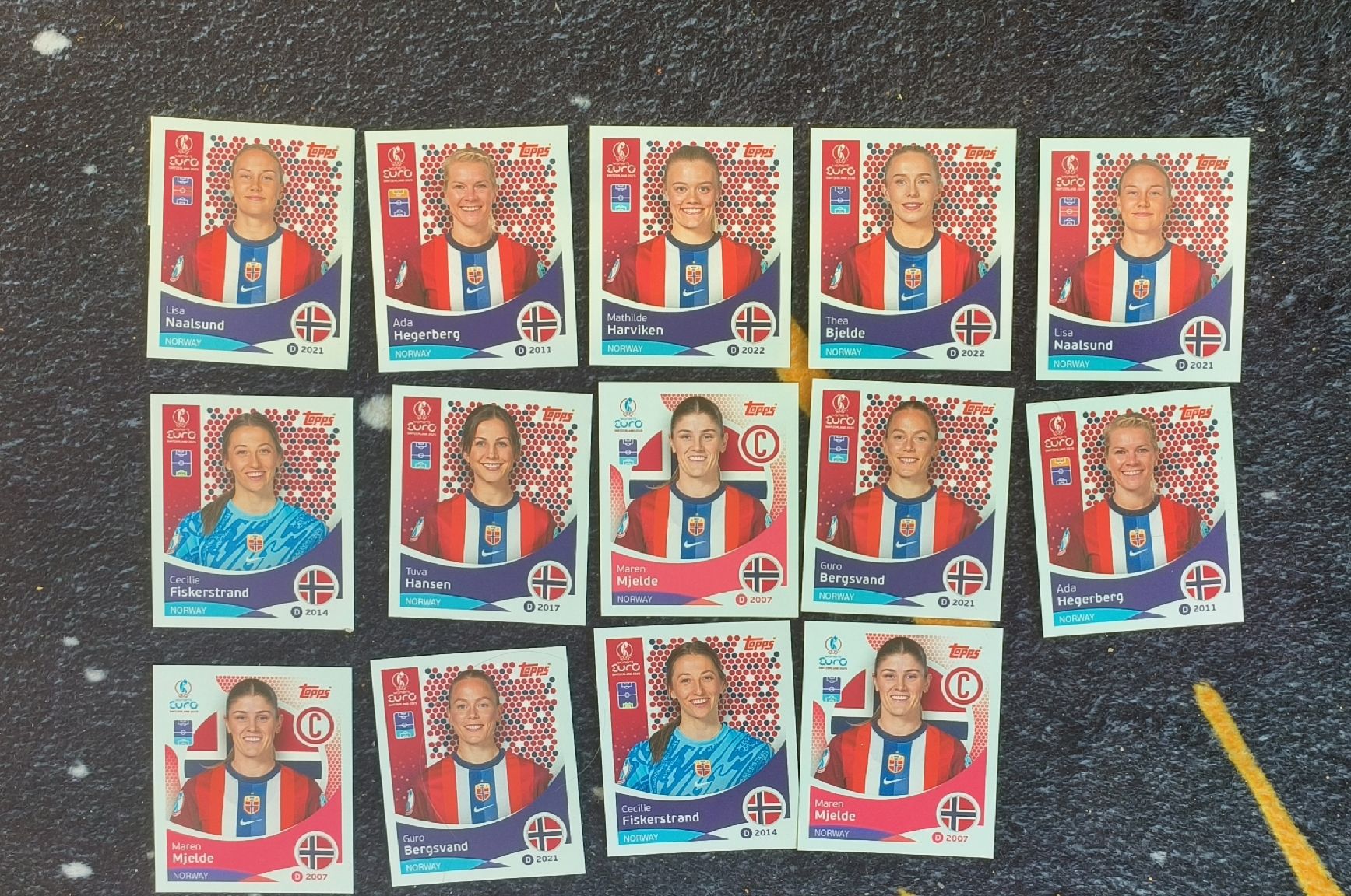 Topps Sammelbilder & Trading cards: Topps Womans Euro 2025 Norwegen – Gebraucht aus Zürich von Pryter