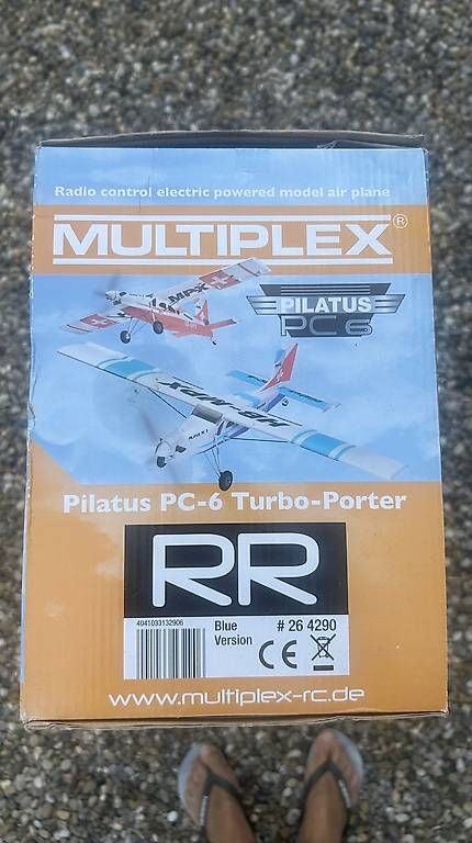 Modellismo RC: RC Flugzeug (Pilatus) – Nuovo e nell'imballaggio originale da Bottmingen venduto da Cedeira