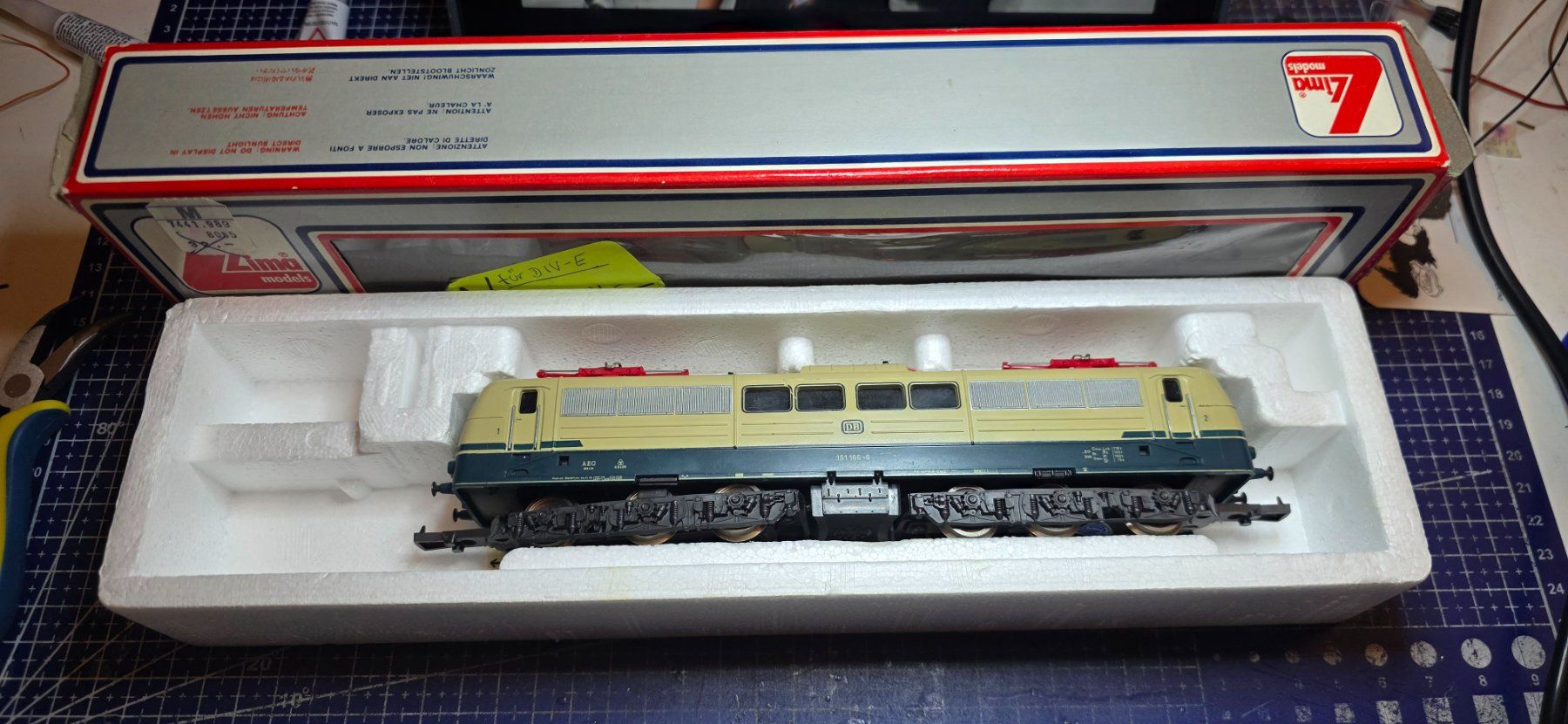 Lima Modellini di ferrovie: Lima DB151 166-6 HO/DC analog – Usato da Hochfelden venduto da Danizh0