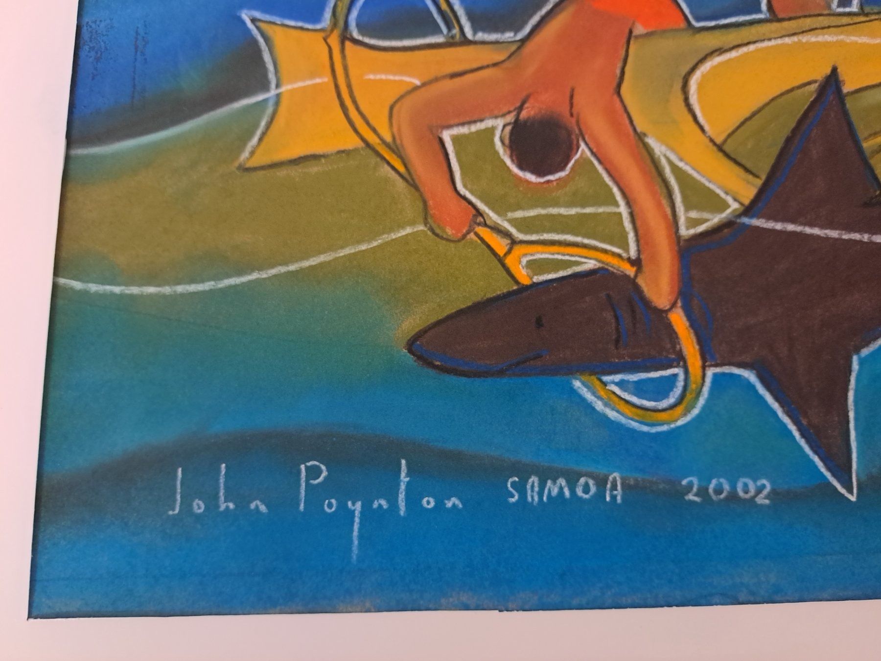 Dipinti: John Poyton Samoa 2002 tolle Farben – Usato da Riehen venduto da Appia48 1