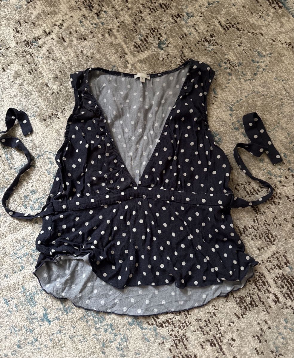 Brandy Melville Tops: NAVY POLKA-DOT TOP – Neu (gemäss Beschreibung) aus Hagendorn von ava_2hq7