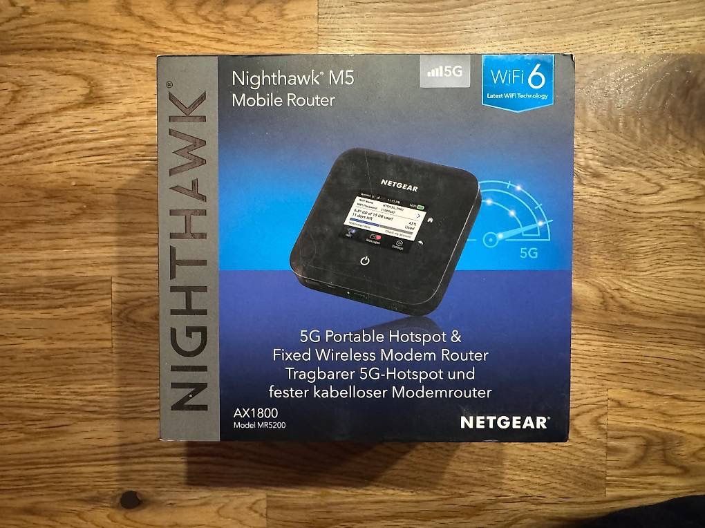 Netgear Modems & Router: Neuer Netgear Nighthawk M5 5G – Neu und originalverpackt aus Frick von Satnet