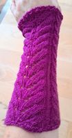 Sehr schöne handgestrickte Armstulpen Pulswärmer Amedysli