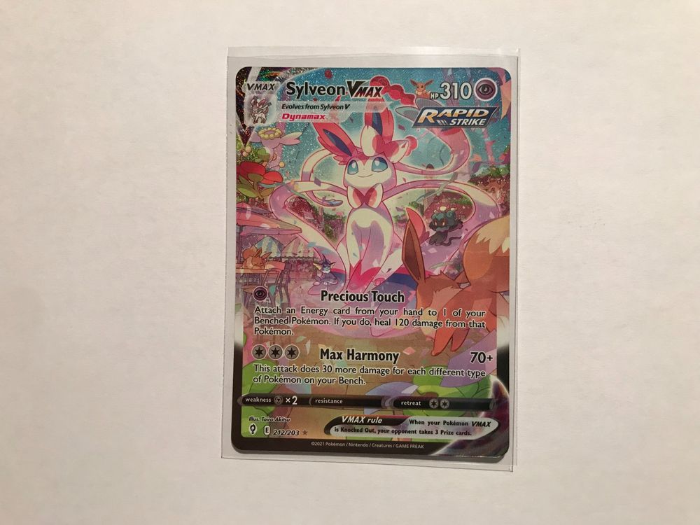 Sylveon Vmax Alternative Art Evolving Skies EN | Acheter sur Ricardo