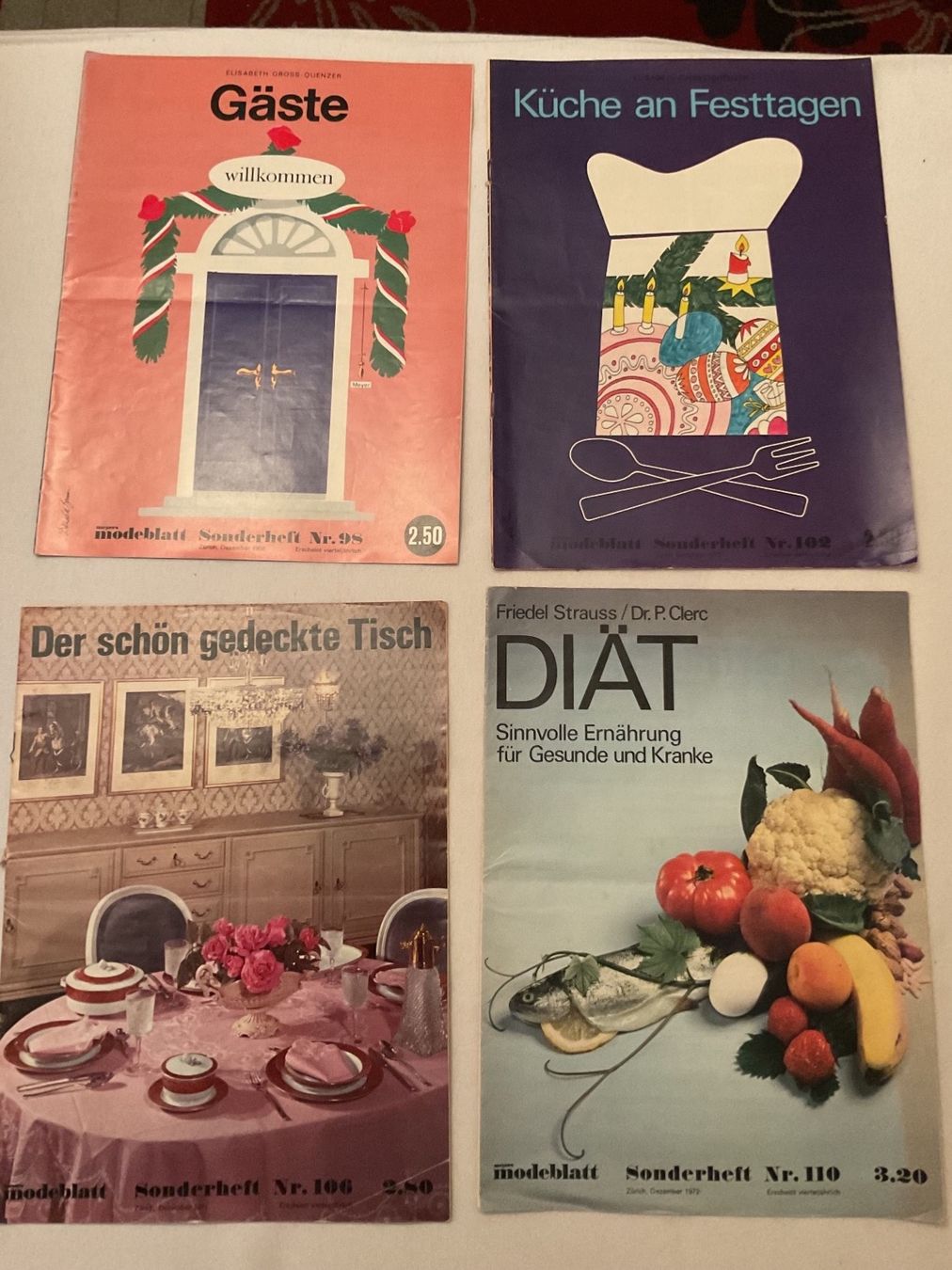 Zeitschriften & Magazine: 9 alte Sonderhefte "Meyers Modeblatt", 1969+ – Gebraucht aus Tecknau von  1
