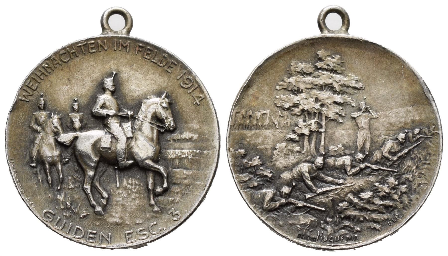 Medaglie: 1914 Weihnachten im Felde Silber? /543/ – Usato da Trimbach venduto da Solothurn1
