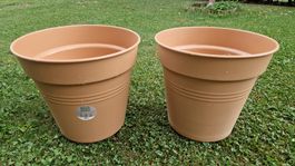 Blumentopf braun 2 Stück
