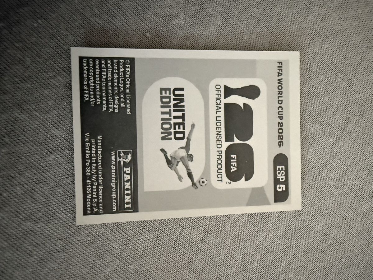 Panini Carte collezionabili: ESP5, Dean Huijsen, Panini, WM26  – Nuovo (secondo la descrizione) da Amriswil venduto da ALETAL 1