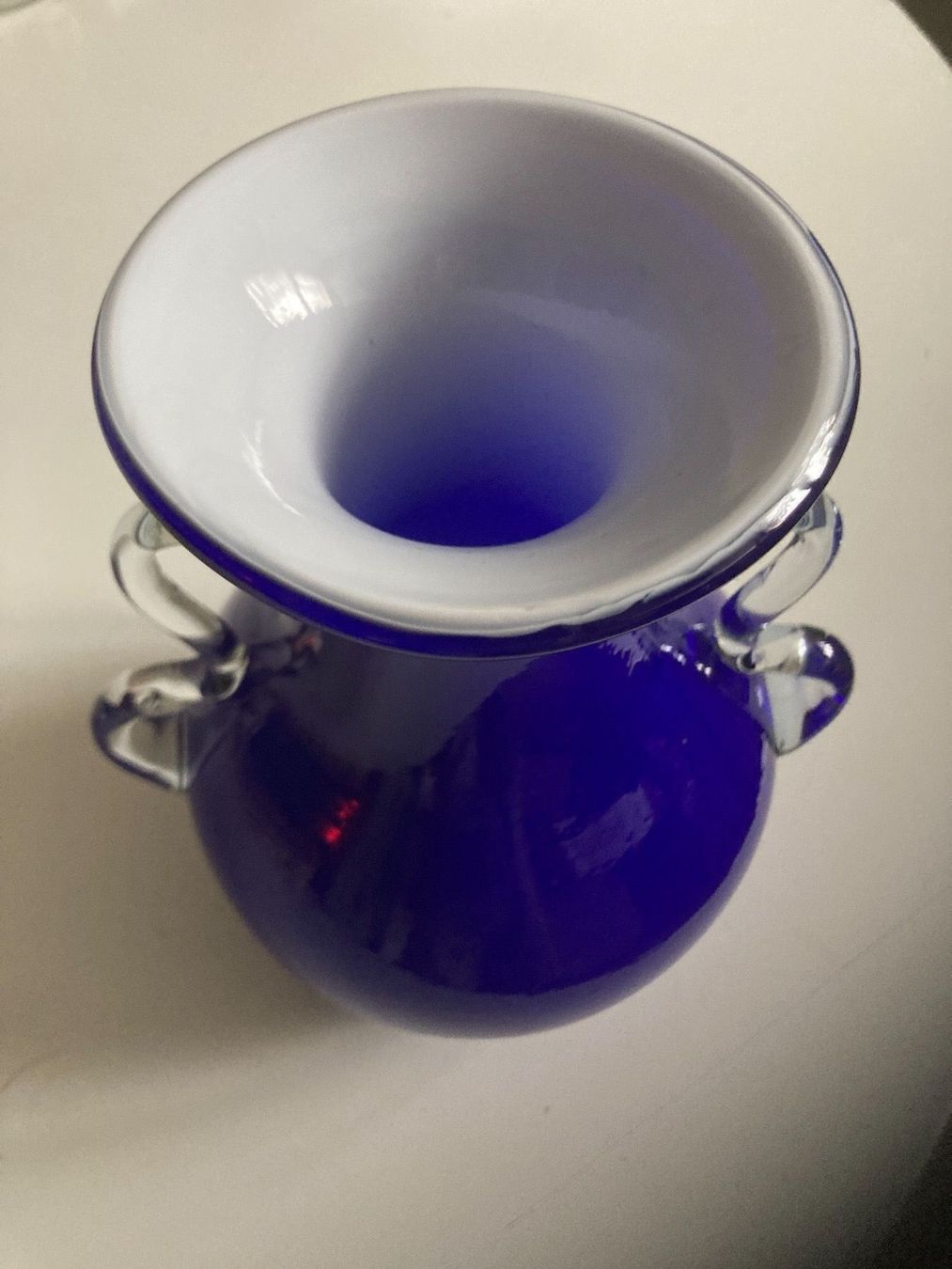 Vasen & Gefässe: Schöne und schwere Glas - Vase – Gebraucht aus Zürich von Chaeffeler