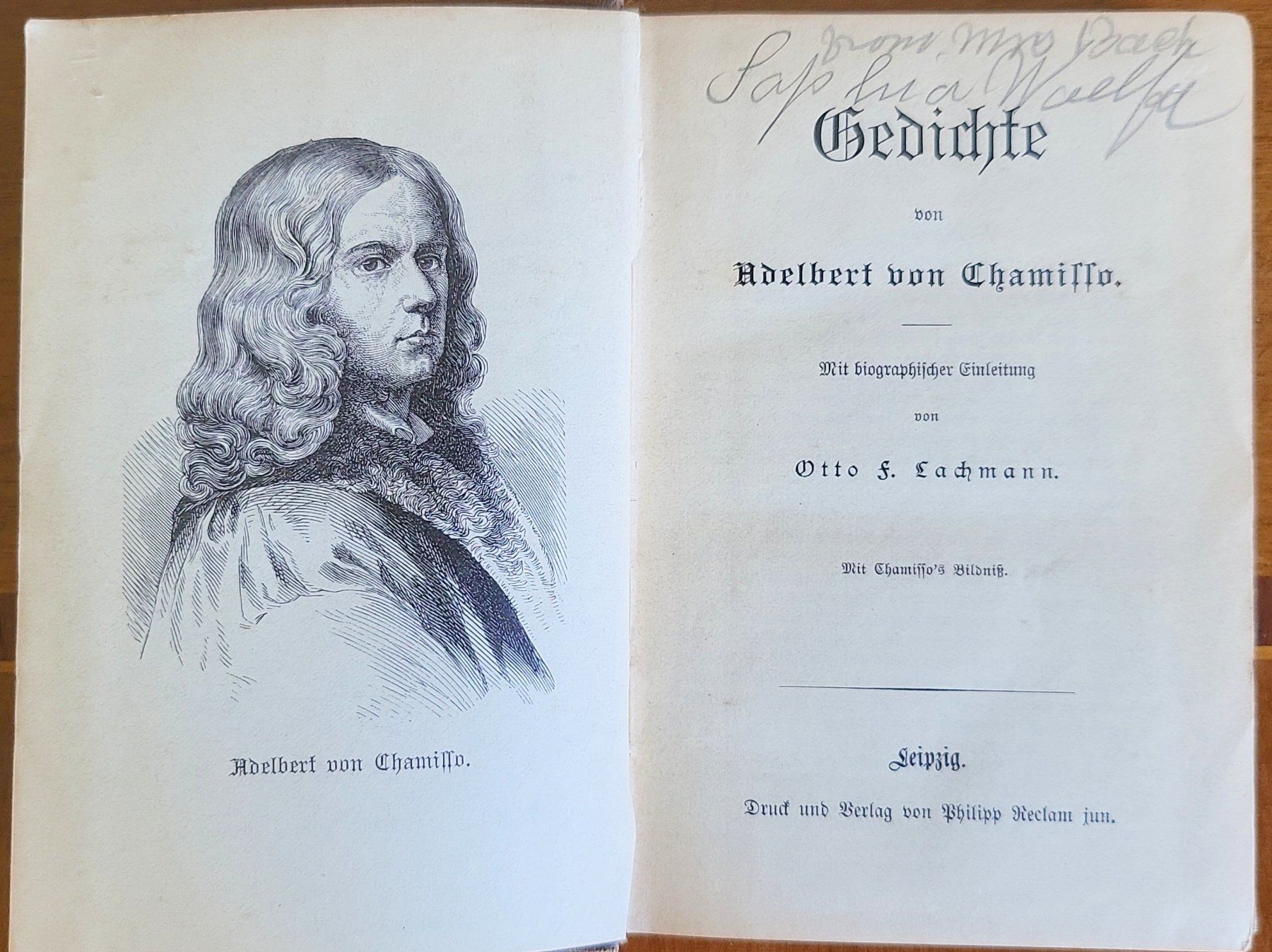 Livres: Gedichte von Adelbert von Chamisso, 1886 – D'occasion à Muttenz par Mithrur 1