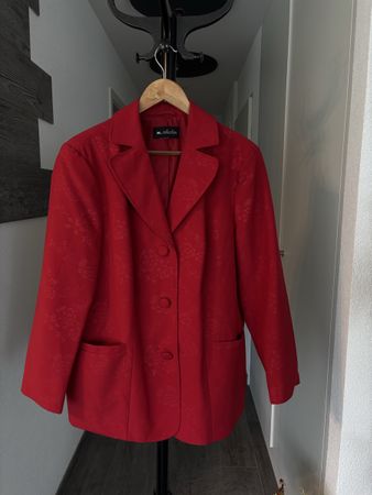 Veste blaser rouge élégante, taille 42