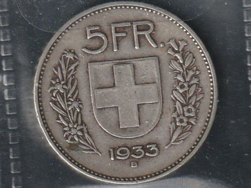 Toutes les monnaies: 5 Franken 1933 – D'occasion à Rorschacherberg par fratovi2
