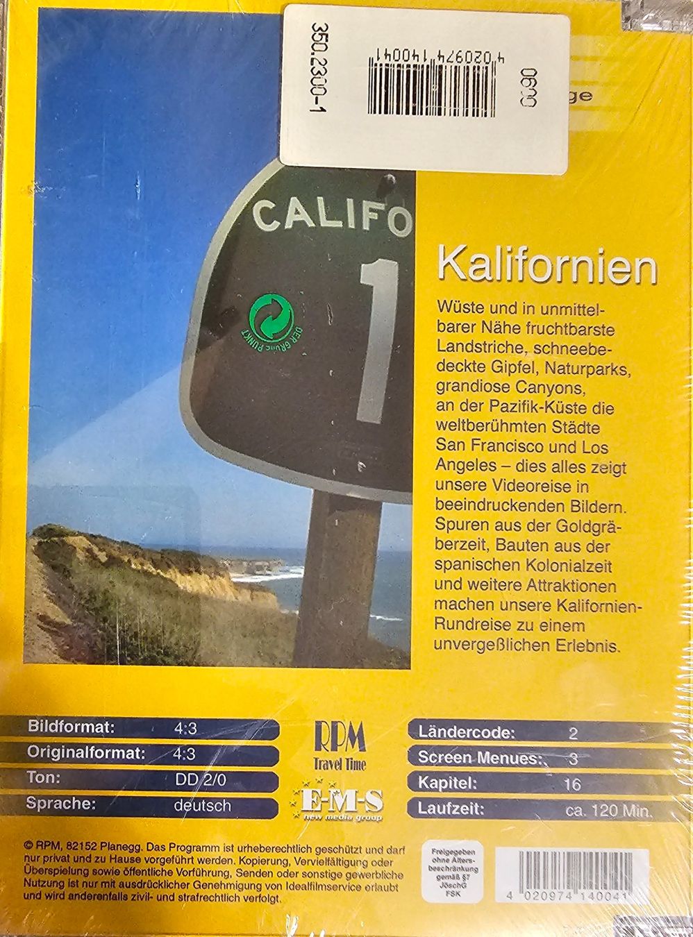 Tutti i DVDs: Kalifornien – Nuovo e nell'imballaggio originale da Wahlen b. Laufen venduto da Cg10 1