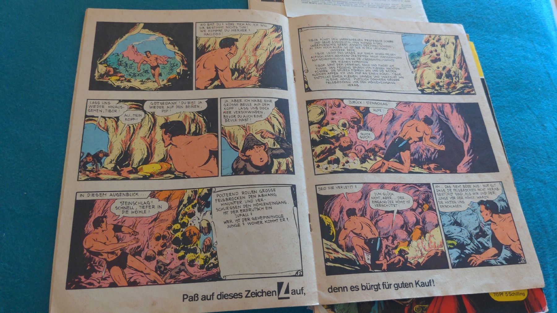 Comics: 4 Hefte Tibor, Held des Dschungels, Original Lehning – Gebraucht aus Niederscherli von Mon_Art 5