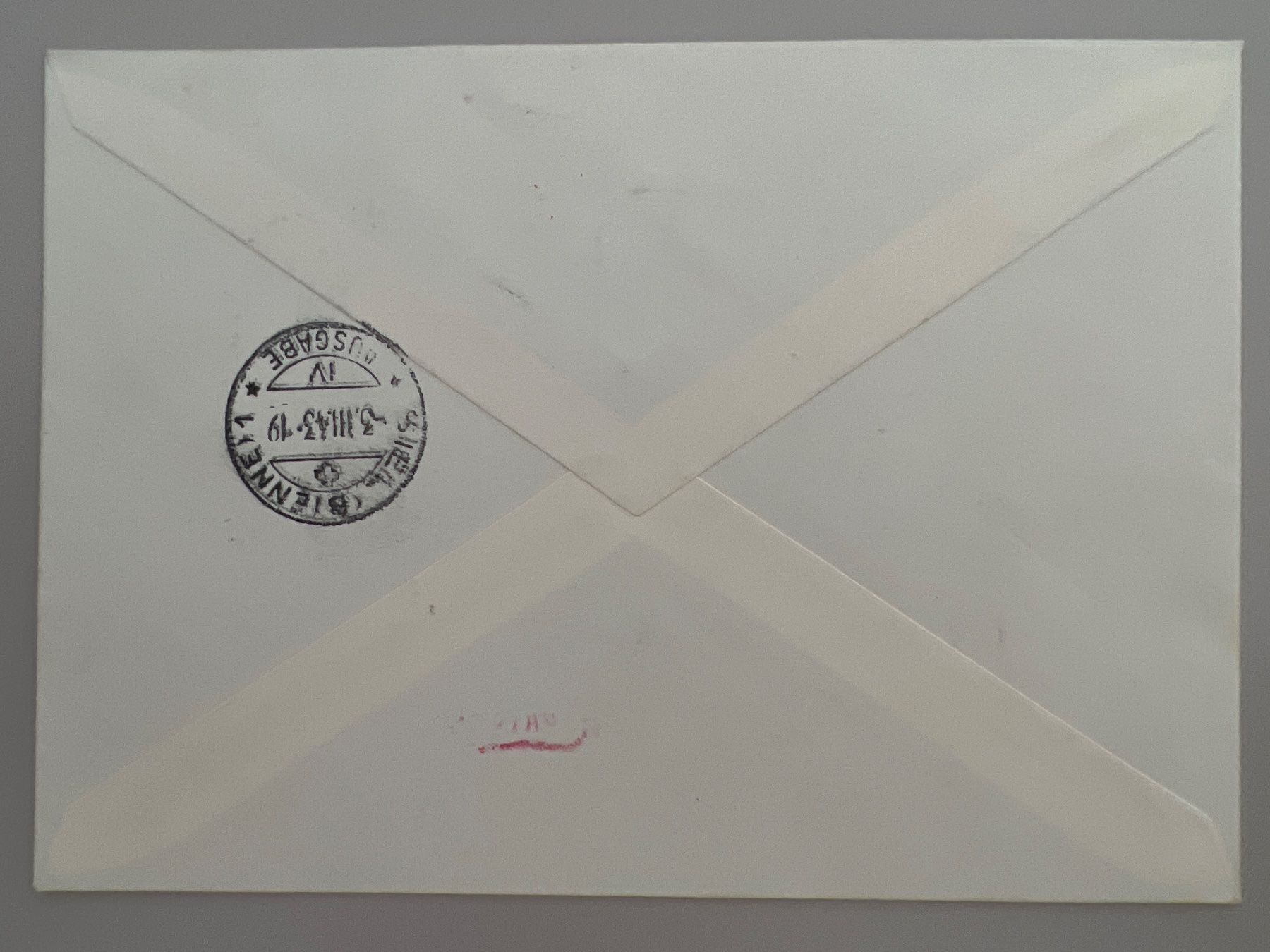 Tutti i francobolli: 1943 100J. Schw. Postmarken Einges. Briefe mit Vignette – Usato da Buchrain venduto da wmm 1