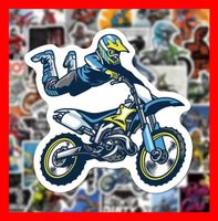 Motocross MX KTM Husqvarna Bike Yamaha 50 tlg Stickerset
