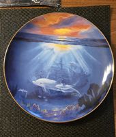 Delphin Teller aus Sammlung