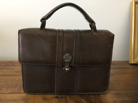 Alte Handtasche Leder