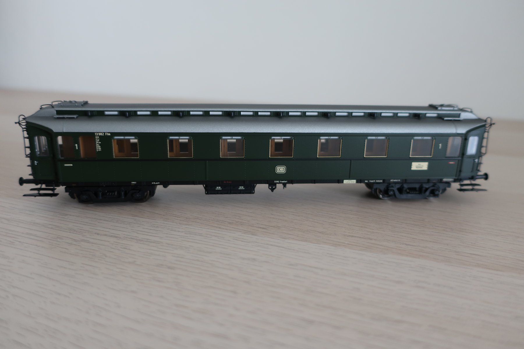 Brawa Modellini di ferrovie: Brawa D- Zugwagen der DB – Nuovo e nell'imballaggio originale da Oberburg venduto da Lochbachweier