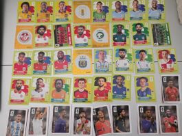 Div. Panini Bilder 40 Stk, darunter 9 Cola Sticker(1x Yamal)
