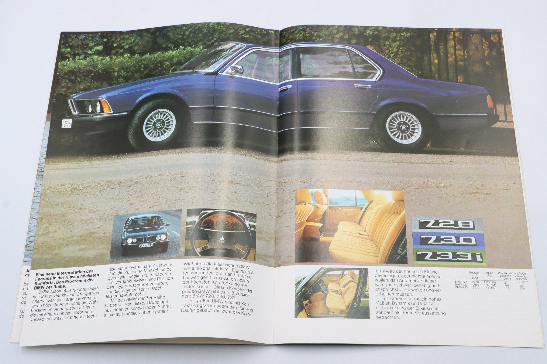 BMW Documents: BMW Modellprogramm 1978 Prospekt – D'occasion à Bühl b.Aarberg par Collectorpassions 6